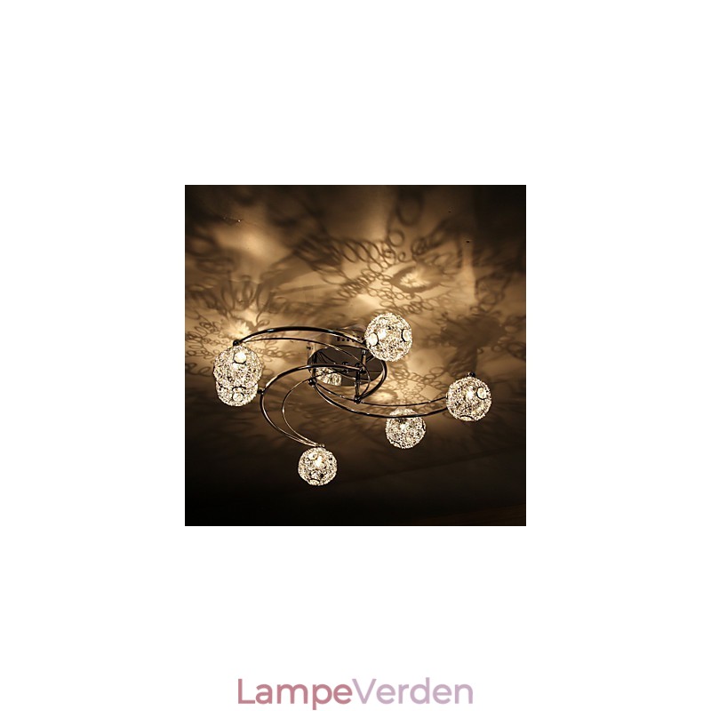 Moderne moderne galvaniseret flush Mount