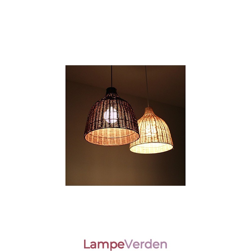 Landlig stil Cany Art Creative Håndlavet af Cane Makes Up Droplight Lampe