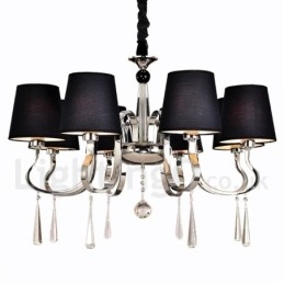 Moderne Moderne Traditionel Klassisk Rustik Lodge Vintage Country Island Chrome Metal lysekrone