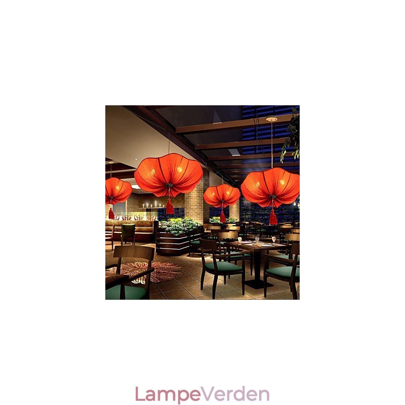 Klædekunst Romantisk efterligning af klassisk droplight Sydøstasien Lotus Lantern Lamp Light