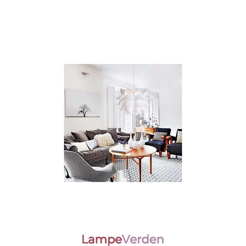 Contemporary And Contracted The Nordic Idea White Lotus Droplight Lamp