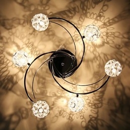 Moderne moderne galvaniseret flush Mount