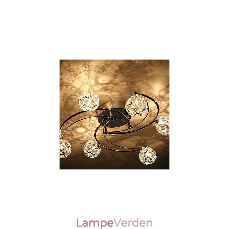 Moderne moderne galvaniseret flush Mount