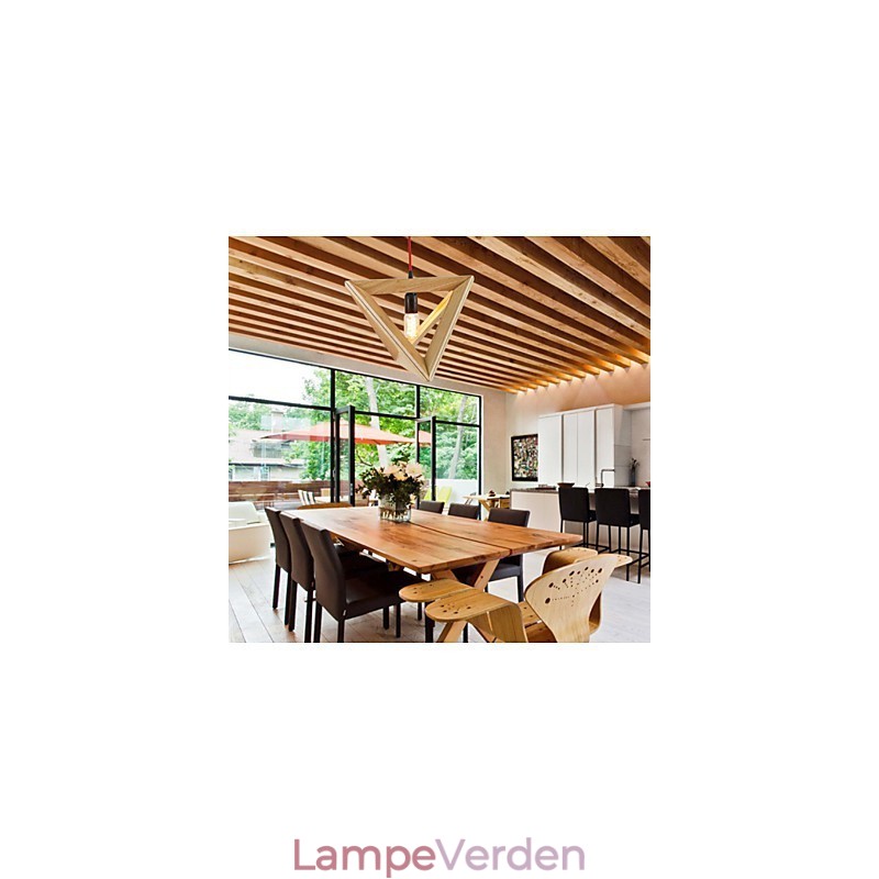 Moderne træ pendant Light Simple Pendel Lamper Cafe Pendel Lampe