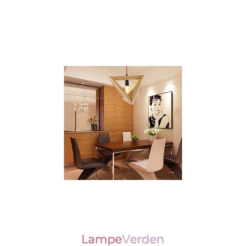 Moderne træ pendant Light Simple Pendel Lamper Cafe Pendel Lampe