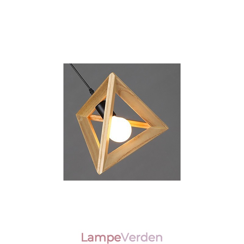 Moderne træ pendant Light Simple Pendel Lamper Cafe Pendel Lampe