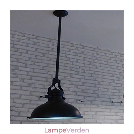 Amerikansk land jern lysekrone Enkelt hoved sort industriel vind lysekrone Amerikansk land jern lysekrone Enkelt hoved sort industriel vind lysekrone