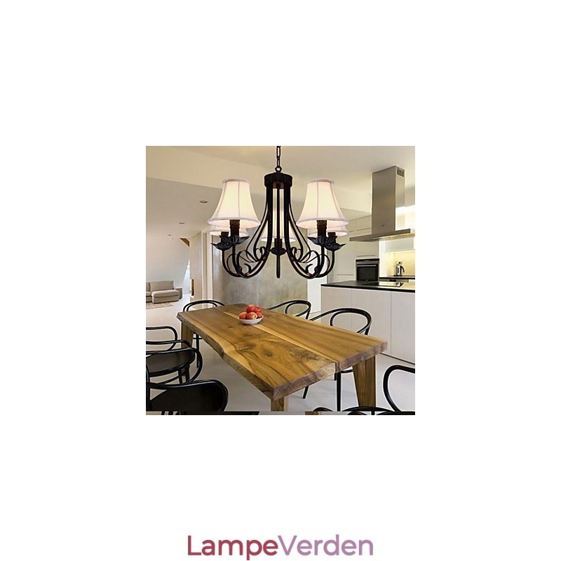 Traditionel klassisk antik messing lysekrone