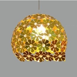 Moderne farve Plum Flower Ball Single Head Crystal Droplight