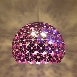 Moderne farve Plum Flower Ball Single Head Crystal Droplight