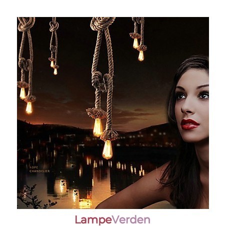 Kreativ multifunktion hamp lysekrone Kreativ multifunktion hamp lysekrone