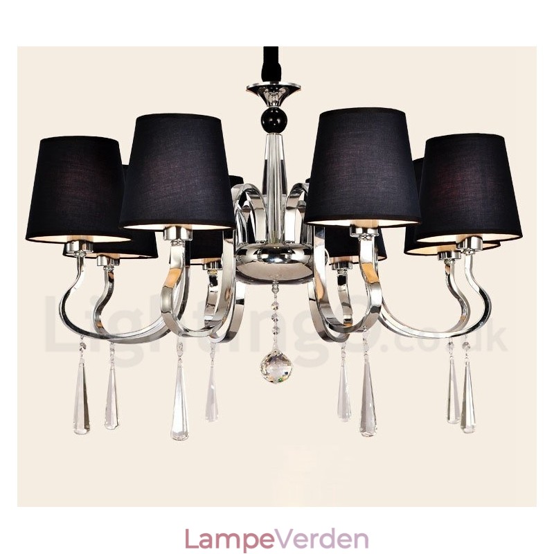 Moderne Moderne Traditionel Klassisk Rustik Lodge Vintage Country Island Chrome Metal lysekrone