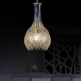 Moderne moderne Crystal Metal Pendel Light