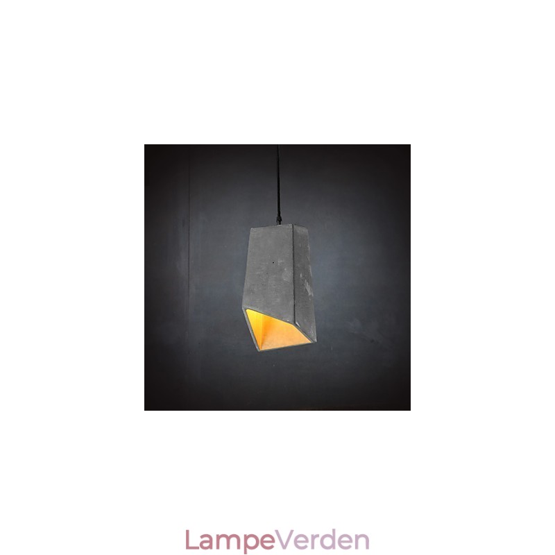 Moderne og kontraheret retro cement pendel lys