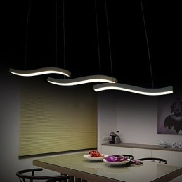 Bølget design mode simpel akryl pendel lys