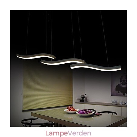Bølget design mode simpel akryl pendel lys Bølget design mode simpel akryl pendel lys