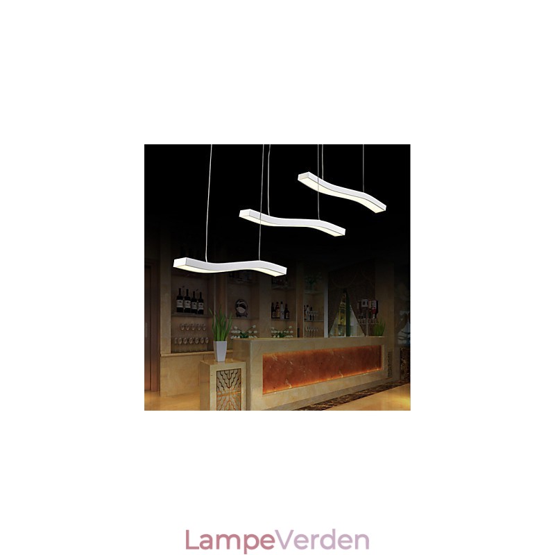 Bølget design mode simpel akryl pendel lys
