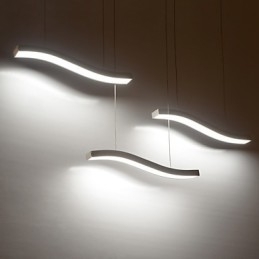 Bølget design mode simpel akryl pendel lys