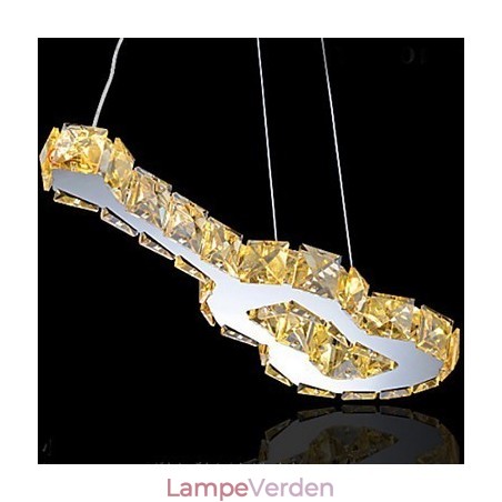 Moderne moderne Crystal Metal Pendel Light Moderne moderne Crystal Metal Pendel Light