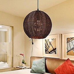 Moderne moderne Lanterne Country Globe Metal Pendel Light