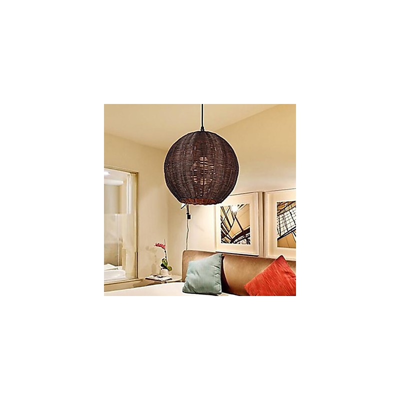 Moderne moderne Lanterne Country Globe Metal Pendel Light