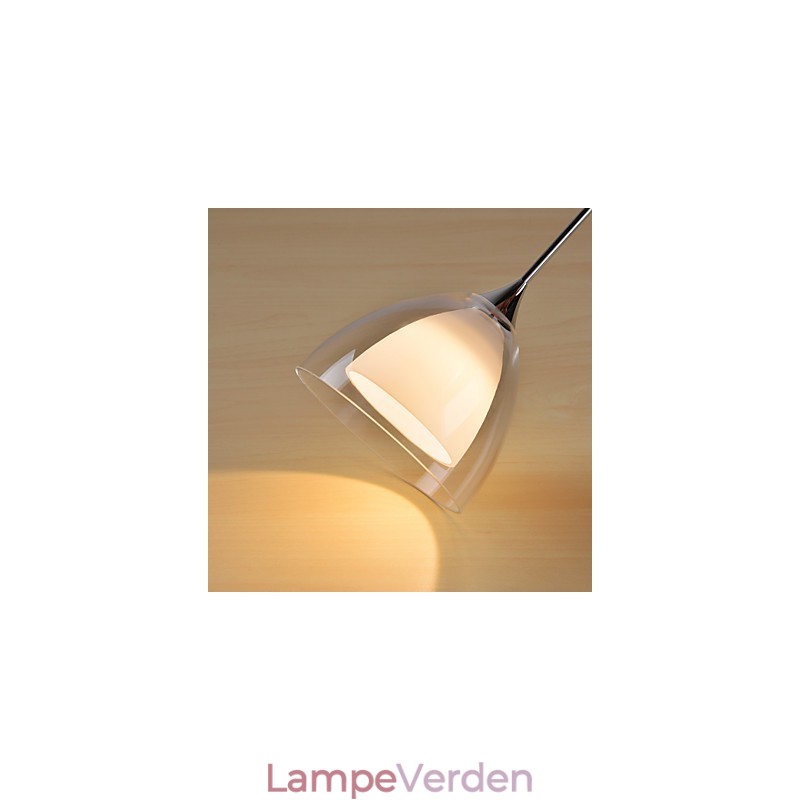 1 lys To-lags Pendel Island Light Klart glas poleret krom