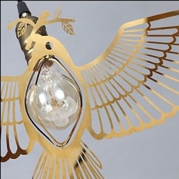 Retro papirskåret Art Bird Plating