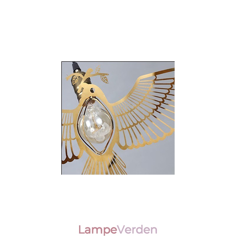 Retro papirskåret Art Bird Plating