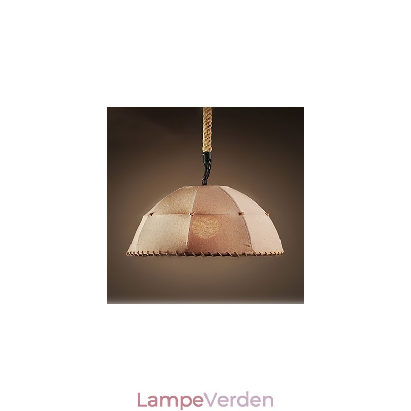 Contracted Nordic Vintage Linens Hemp Rope American Country Droplight Lampe