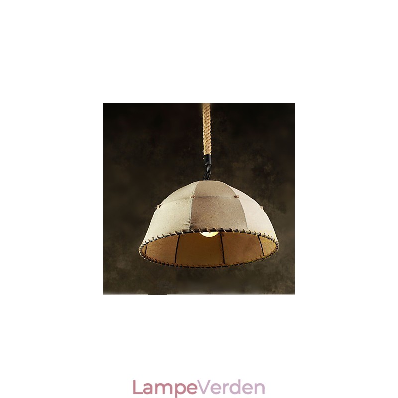 Contracted Nordic Vintage Linens Hemp Rope American Country Droplight Lampe
