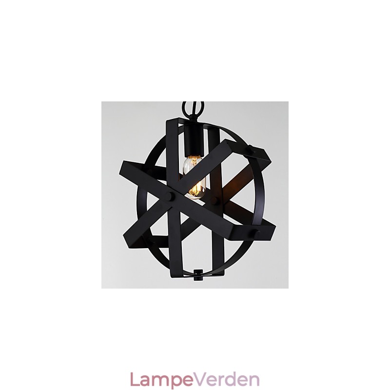 Vintage stil industriel rund pendant lys Loft boligindretning dekorativ lysekrone