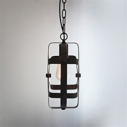 Vintage stil industriel rund pendant lys Loft boligindretning dekorativ lysekrone