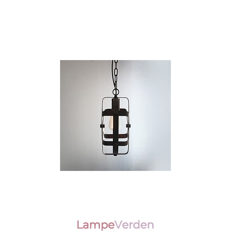 Vintage stil industriel rund pendant lys Loft boligindretning dekorativ lysekrone