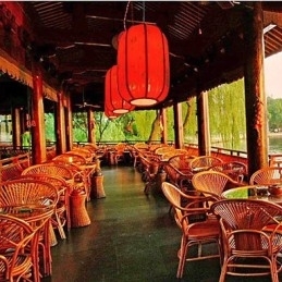 Archaize Fåreskind Rød Lanterner Porch Droplight Lampe Lys