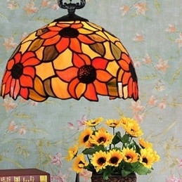 Europæisk landdistrikt kreativ kunst farvet glas lysekrone restaurering af gamle måder lampe lys
