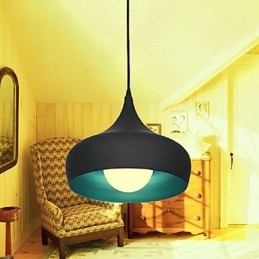Moderne moderne retro skål mini stil maleri pendel