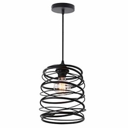 Rustik Lodge Retro Country Mini Style Maleri Metal Pendel Light Garage