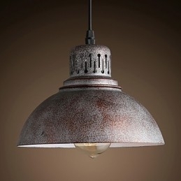 Retro mini stil maleri metal pendel lys udendørs