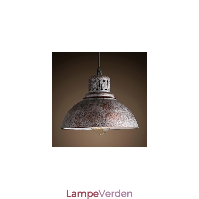 Retro mini stil maleri metal pendel lys udendørs