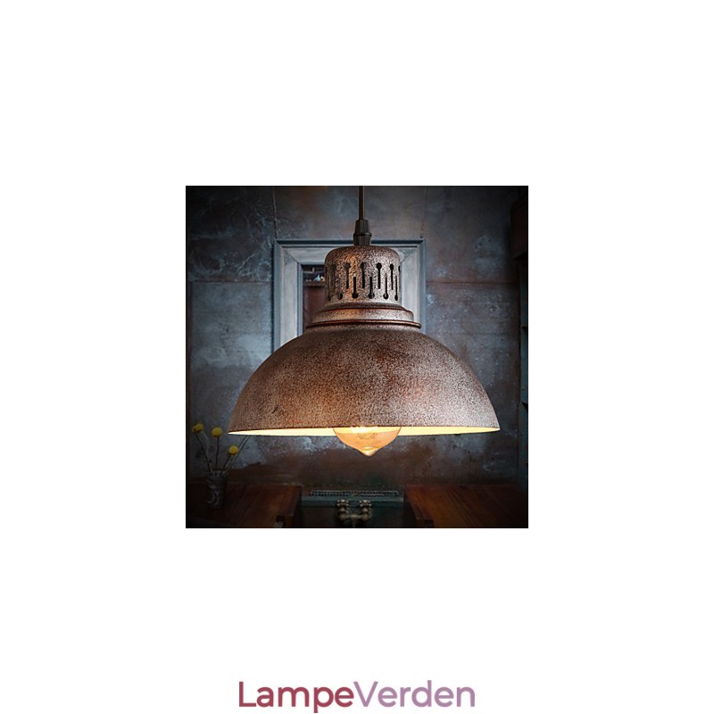 Retro mini stil maleri metal pendel lys udendørs