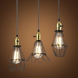 Traditionel klassisk vintage retro country pendellampe