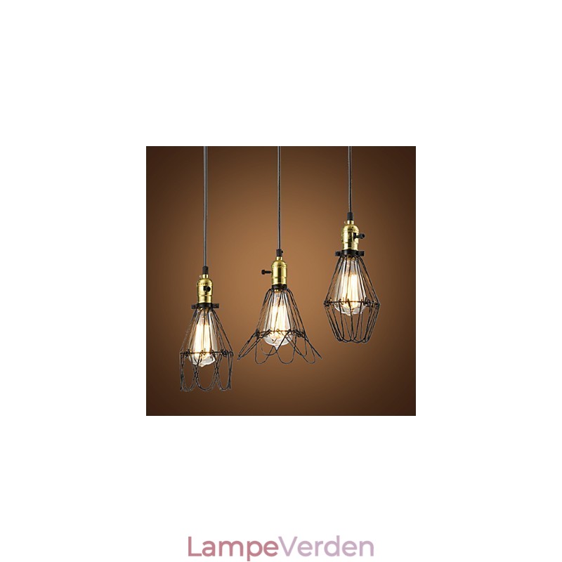 Traditionel klassisk vintage retro country pendellampe