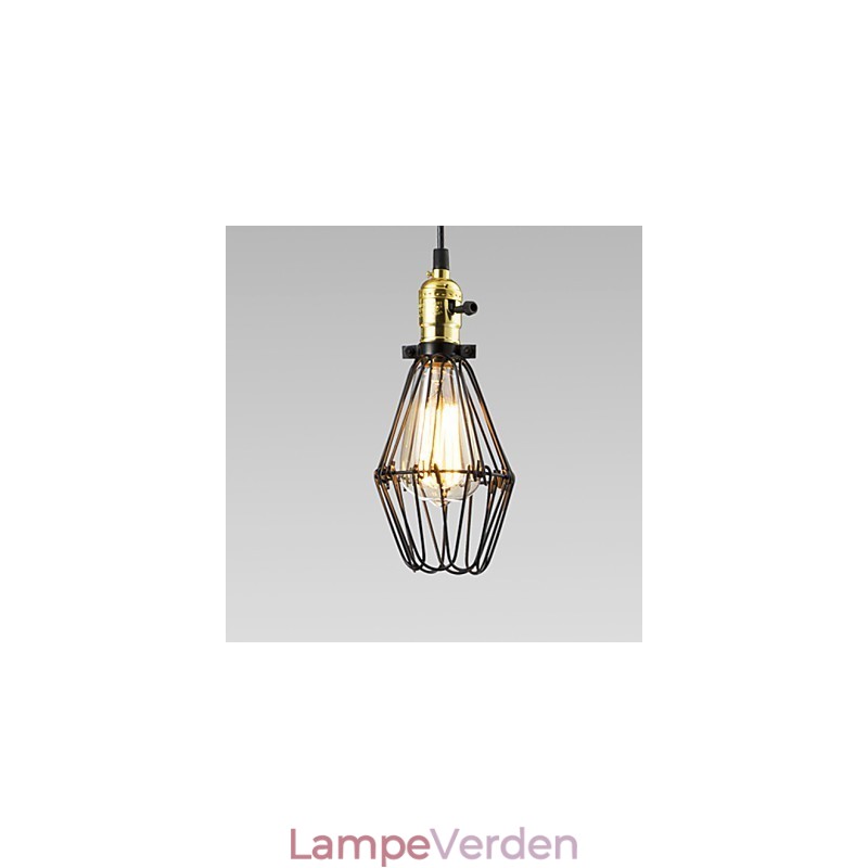 Traditionel klassisk vintage retro country pendellampe