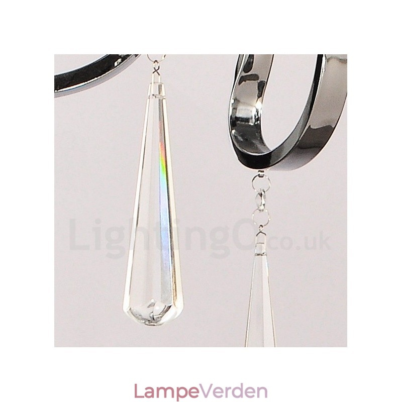 Moderne Moderne Traditionel Klassisk Rustik Lodge Vintage Country Island Chrome Metal lysekrone
