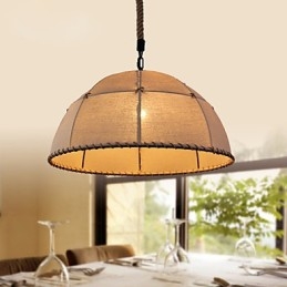 35CM Loft Industriel Vind Enkelt linned American Country Creative Arts Droplight Lampe