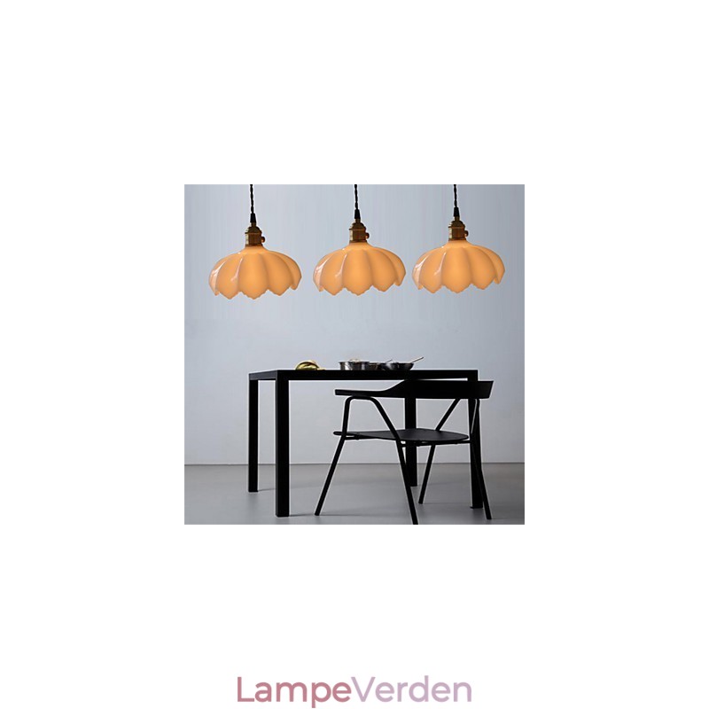 Retro Lighting Lights Glas Pendel Light