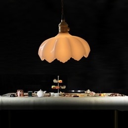 Retro Lighting Lights Glas Pendel Light