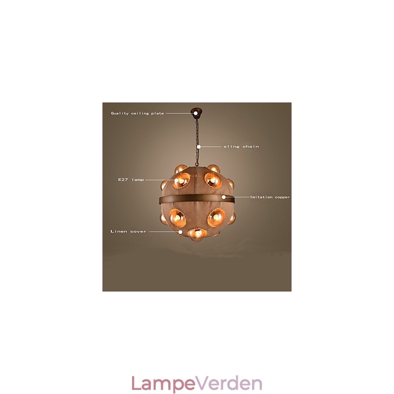 Landmaleri Metal Lysekrone Pendant LightBedroom