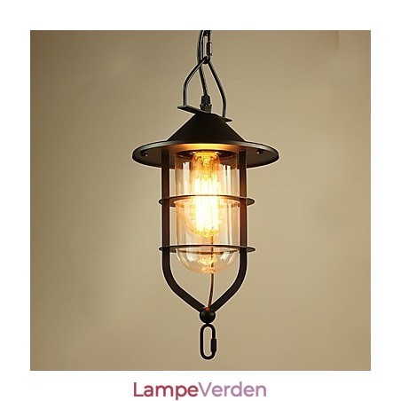 Vintage Land maleri Metal Pendel Light Garage Vintage Land maleri Metal Pendel Light Garage