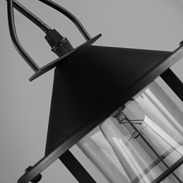 Vintage Land maleri Metal Pendel Light Garage